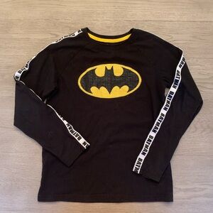 DC Batman Black and Yellow Long Sleeve Tee